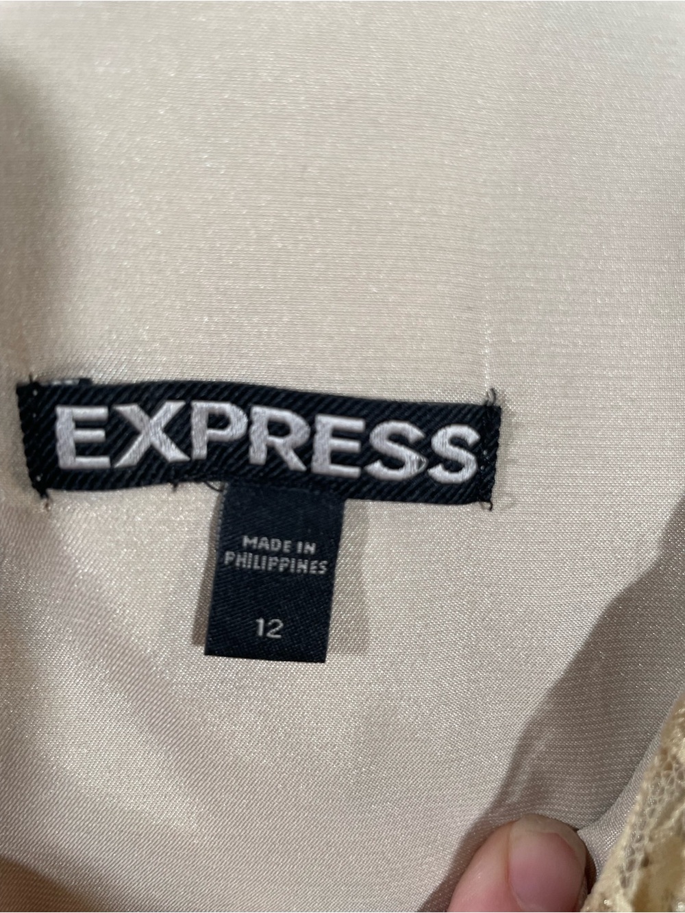 Express lace overlay cocktail dress 12 - Picture 2 of 4